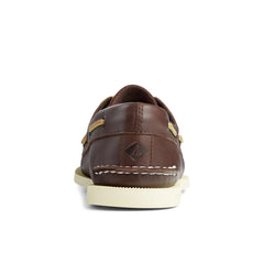Authentic Original 2-Eye Wide Leather Boat Shoes - Brown