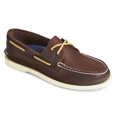 Authentic Original 2-Eye Wide Leather Boat Shoes - Brown